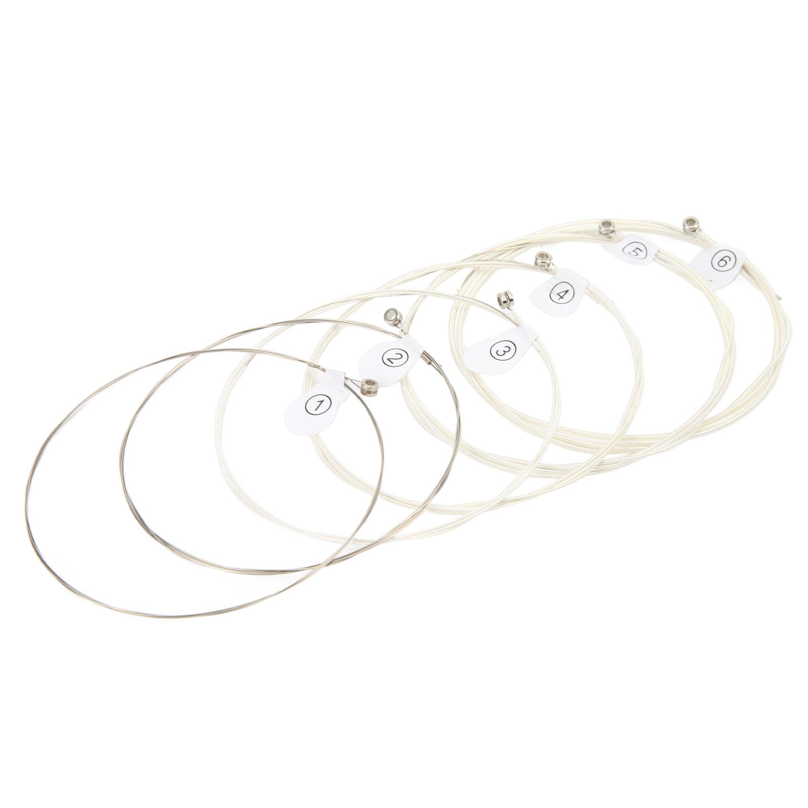 

6 шт. гитарные струны с шариковым наконечником металлические басовые струны инструмент аксессуар для замены