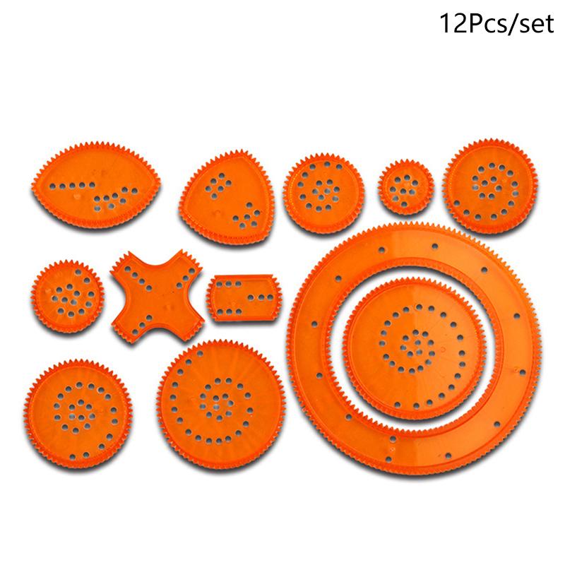 

10/12/22Pcs Funny Interlocking Gears Wheel Spirograph Drawing Toys Creative Educational Toy For Children Painting Accessories Craft For Kids