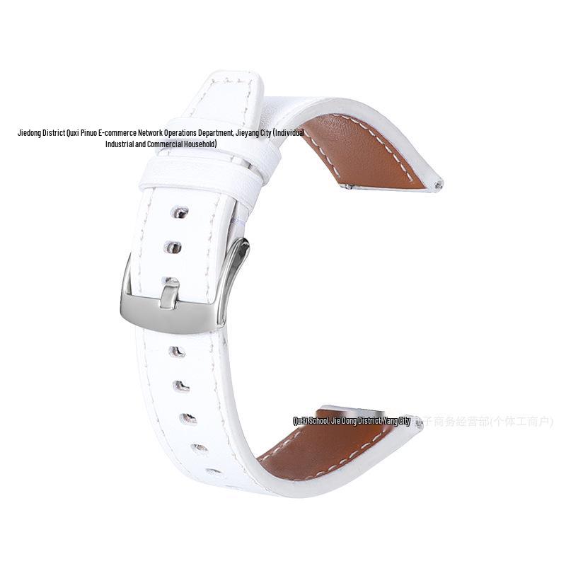 Samsung and Huawei GT3/4/5 Genuine Leather Watch Strap with Pin Buckle, New Universal Smartwatch Strap 18-22mm.
