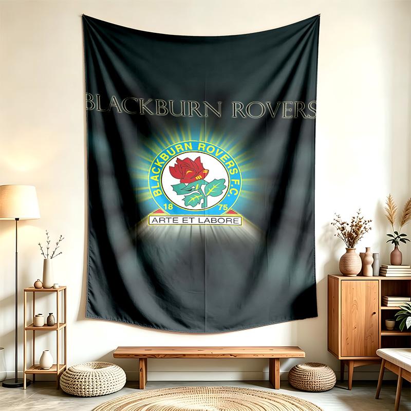Blackburn Rovers FC (1) Tapestry Suitable For Decorating Homes Dorms And Bedrooms Soft To The Touch And A Perfect Gift For Friends And Family