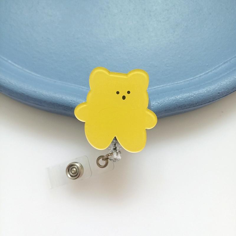 

Plaid Star Badge Reel for Students Nurses Retractable Worker Women ID Holder School Lanyard Clip Medical Work Card Pull Clips