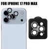 Metal Camera Lens Protector for IPhone 17 Pro Max 17Air 9H Tempered Glass Anti-Scratch Individual Lens Cap for IPhone 17ProMax