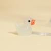 Miniature Colorful Luminous Duck Resin Ornaments for Micro Landscape and Moss Decor