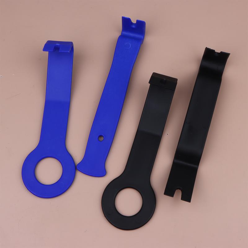 Ensemble d'outils de retrait de garnitures 11/19 pièces Pince à clips Pince pour enlever la sellerie Nylon Ensemble de retrait de panneaux de voiture avec sac de rangement portable