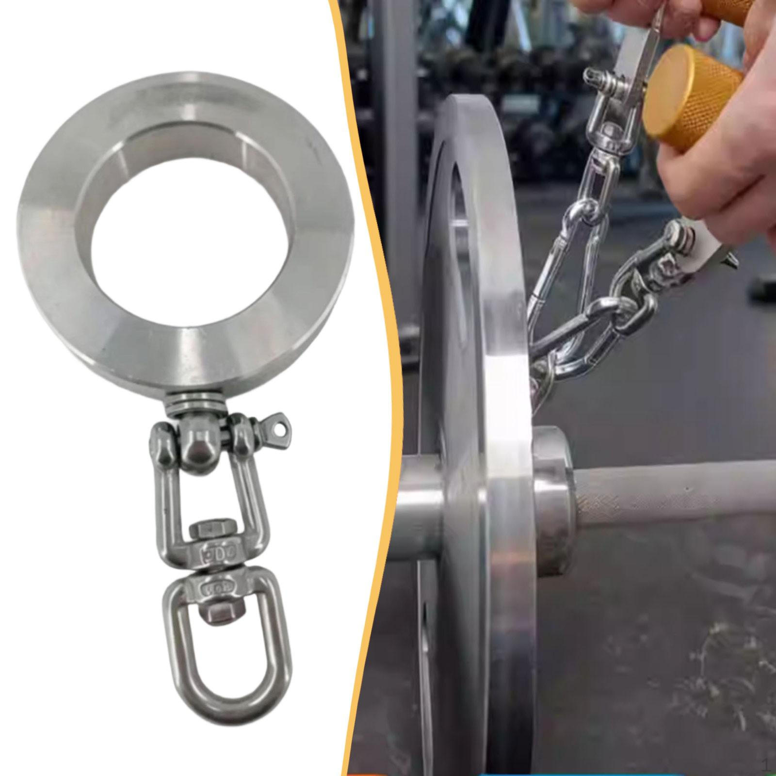 

Universal Rotating Lifting Handle Buckle Attachment for 50mm Barbells Easy to Use Professional