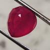 10 Cts Natural Mozambique Red Ruby Heart Shape Certified Heated Gemstone