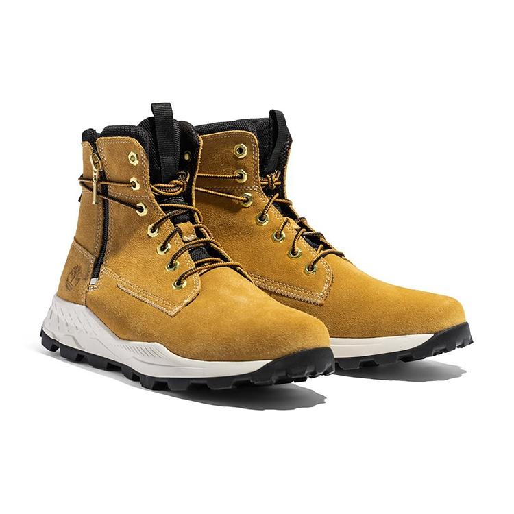 Timberland Brooklyn Side Zip Boot 'Wheat Nubuck with Camo' Men's A5YV7231