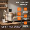 Digitales Display Aquarien-USB-Timer-Schalter Einstellbarer Timer Effizienter Timer-Schalterkabel Tragbarer Countdown-Stromabschaltung