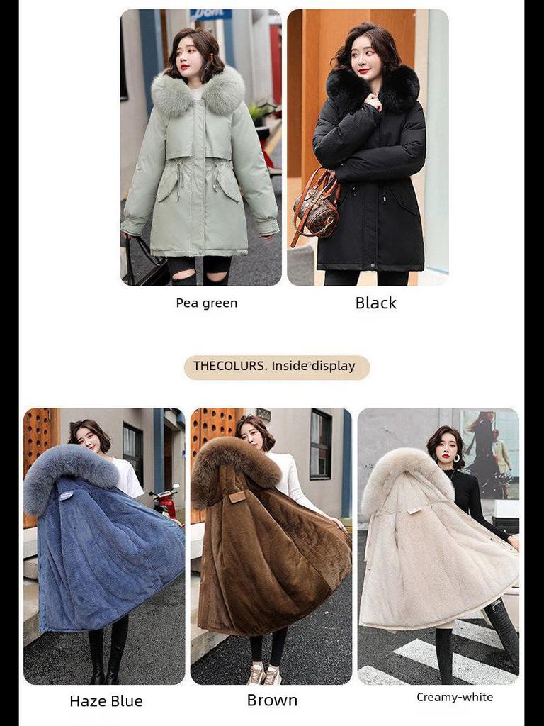 Cappotto Lungo Largo in Cotone da Donna Parker - Inverno 2023 Stile Coreano alla Moda