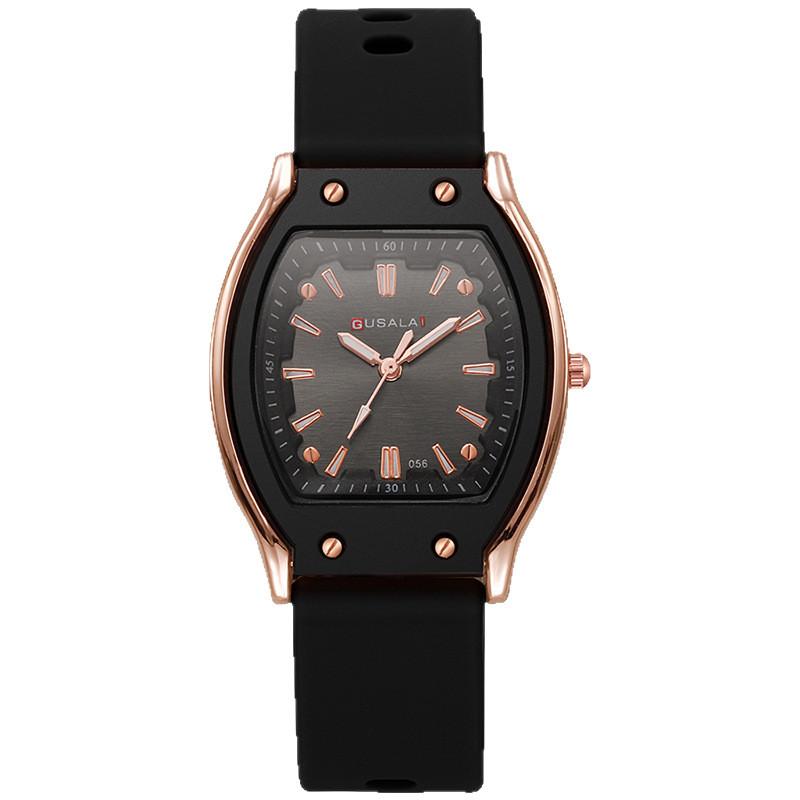 Small Fragrance Style Ladies Silicone Watch With Quartz Movement For Casual Girls
