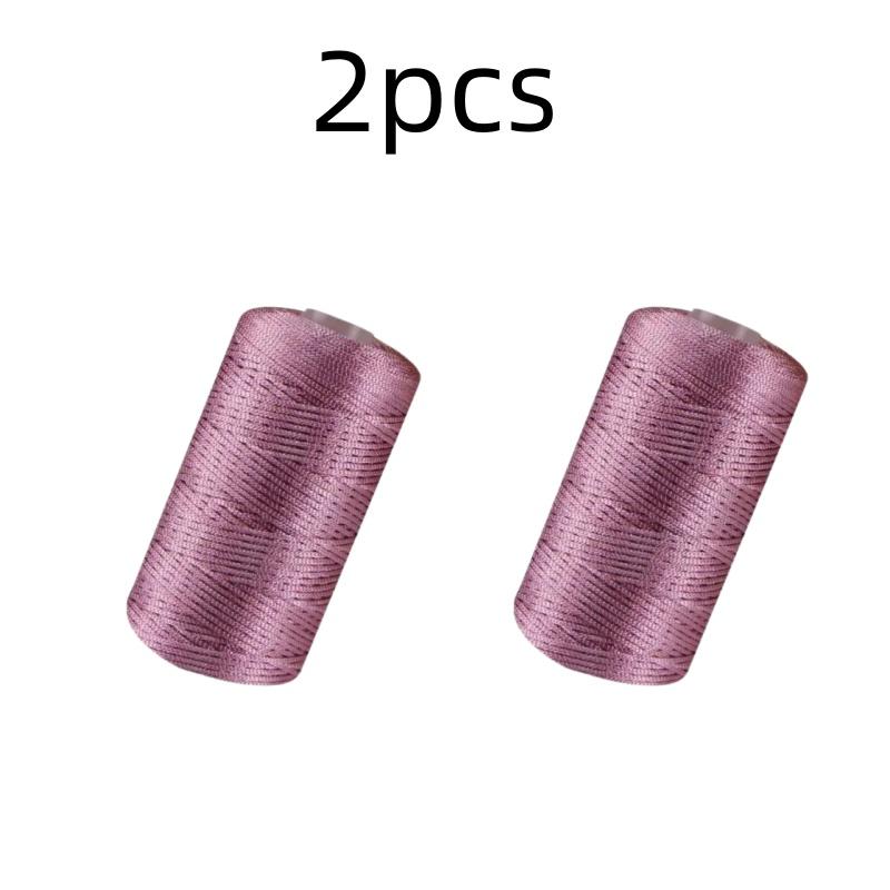 New Summer Crochet Yarn 1.5mm Thin Ice Cotton Thread for Hand Knitting Bag Hat Shoes 100g Hollow Line Colorful Nylon Cord