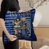 High-Rise Invasion Maple Design Cushion Cover Happy Autumn Harvest Decor Holiday Decorati Pillow Cover