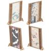 Toyvian Miniature Folding Screen, Interior Decoration, Natural Materials, Durable, Exquisite Craftsmanship, Suitable for Living Room, Bedroom,