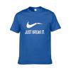 It Just Break Tshirt Men Streetwear Funny Summer Cotton Print Shirt Tops Tee