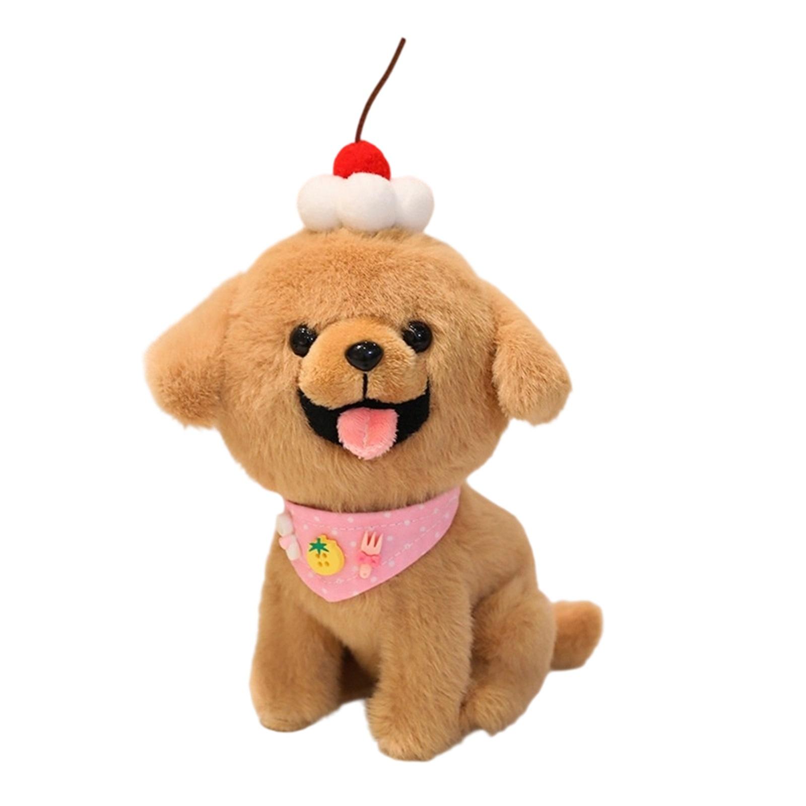 

Cute Pet Doll Cartoon Small Dress Up Scarf Plush Toy Gift One Size рожевий