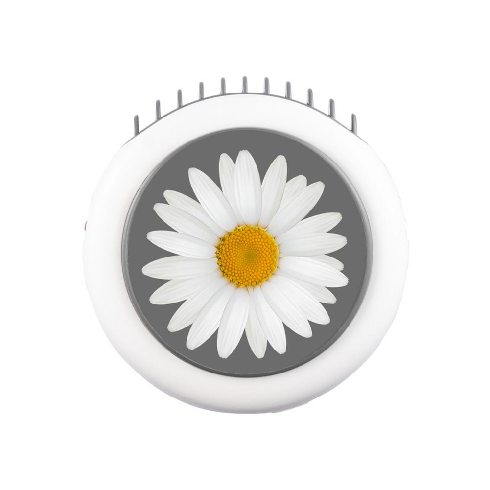 Round Hanging Neck Small Fan Usb Mini Desktop Cartoon Small Fan Portable Waist Hanging Neck Handheld Fan white90*90*40.3mm#0