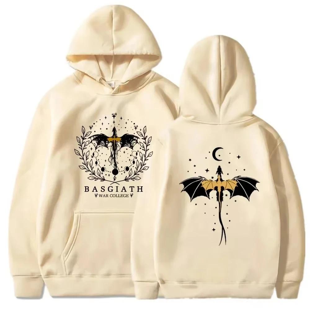 Basgiath War College Men's hoodie Fourth Women's Men's printed graphic Spring and Autumn Sweatshirt