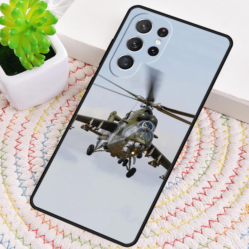 Mil Mi 24 Hind Hubschrauber Silikon Handyhülle Für Samsung Galaxy note 10 pro S26 S25 S24 S23 S22 S21 Plus S25Ultra Capa Cover