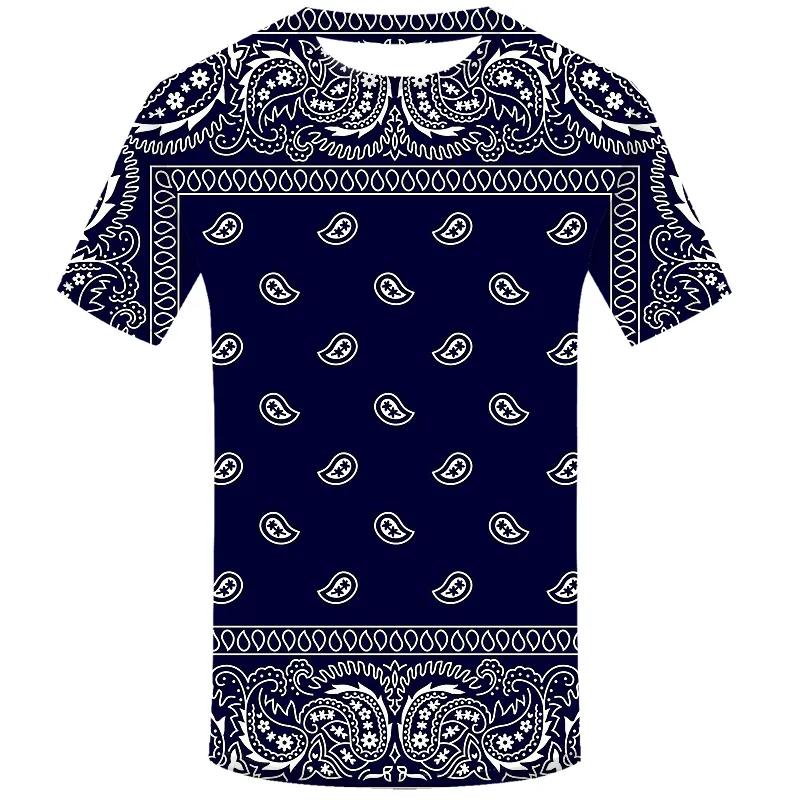 Bobby 2 Mode Bandana Grafische T-shirts Zomer Trend Korte Mouw Heren 3D Geprinte T-shirts Casual Streetwear Oversized Coole T-shirts Tops 3XL
