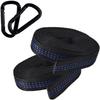 2Pcs Hammock Straps Special Reinforced Polyester Straps 5 Ring High Load-Bearing Barbed Black Outdoor Camping Hammock Straps