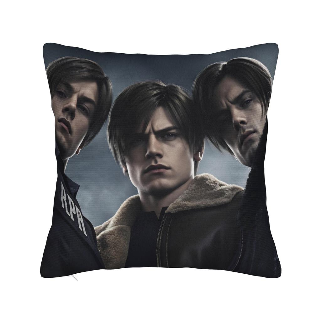 Leon Kennedy Pillow Case Graphic Pillow Cover For Sofa Home Decoration Novelty Pillowcases