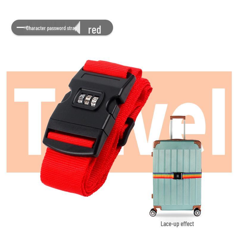 Polypropylene One-Word Luggage Strap for Suitcase Reinforcement with Wheels