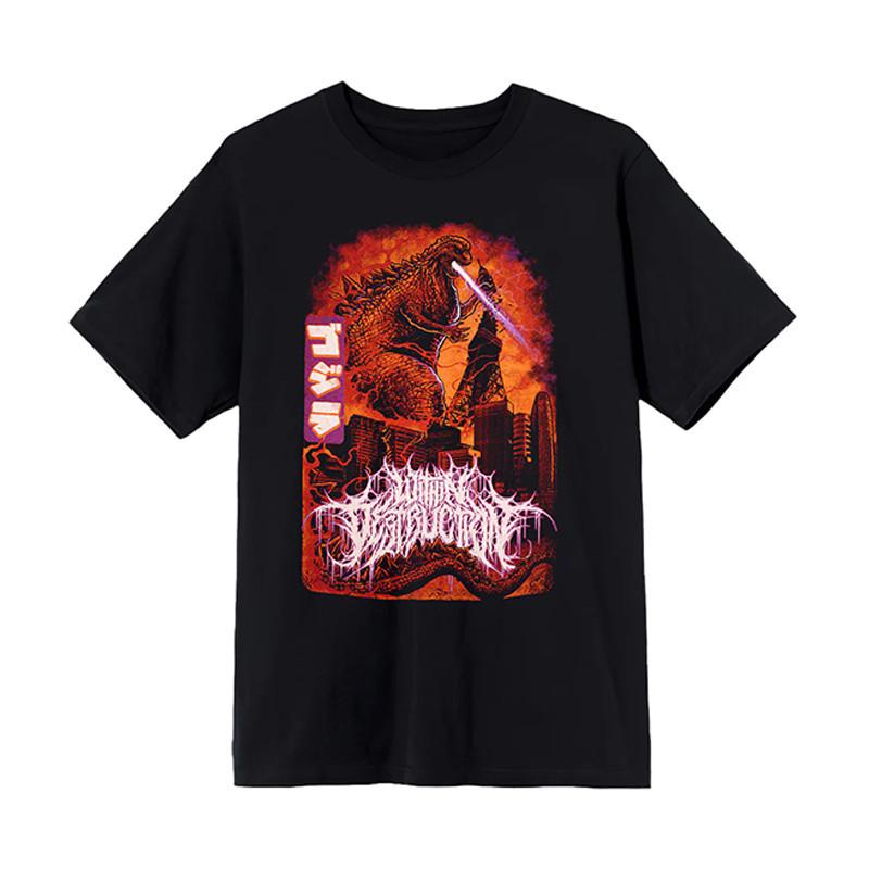 Destroying Middle Band Dark Core Metal Rock American Loose Mens and Womens TShirt