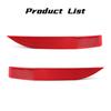 2Pcs Reflective Strips For BMW X1 F48 16D 16I 18D 18I 20D 20DX 25i 28i 2014- Rear Bumper Stop Light 61617355547 61617355548