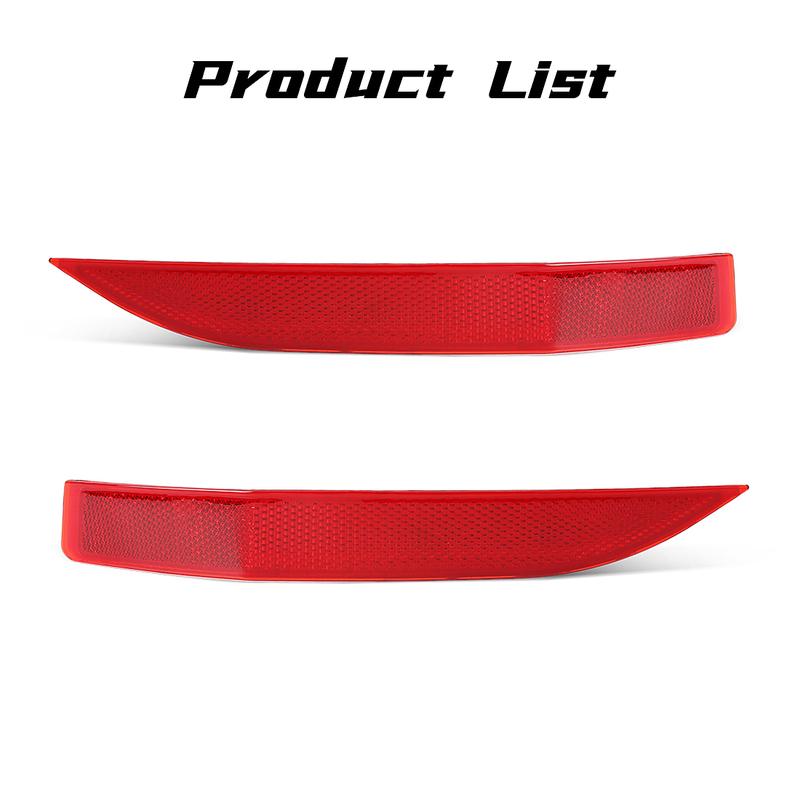 2Pcs Reflective Strips For BMW X1 F48 16D 16I 18D 18I 20D 20DX 25i 28i 2014- Rear Bumper Stop Light 61617355547 61617355548
