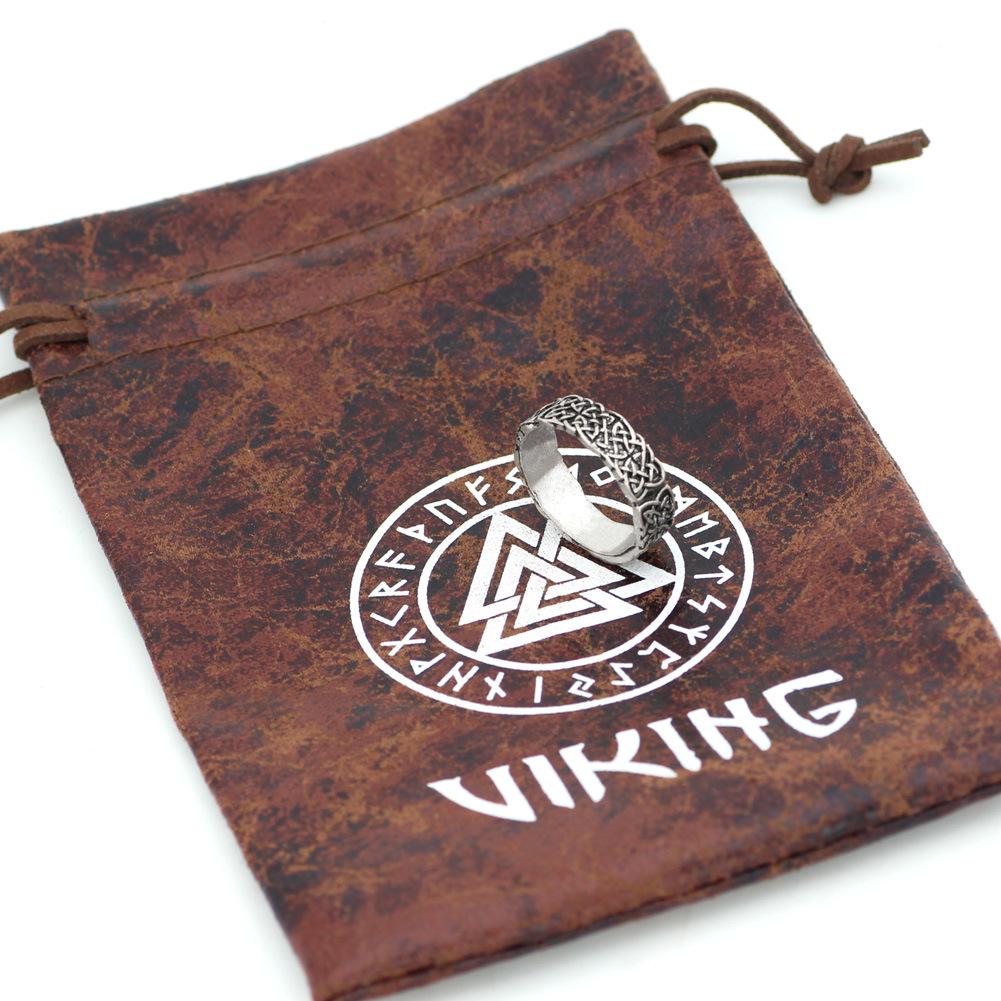 Viking Pirate Runic Alphabet Retro Unisex Ring - Stylish & Trendy