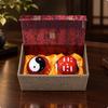 Spherical Esmaltado Hand Ball with Presentation Box Yin-Yang Exercise