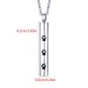 Paw Pattern Cremation Urn Jewelry Pet Cremation Jewelry Ashes Necklaces Creative Pet Cremation Jewelry