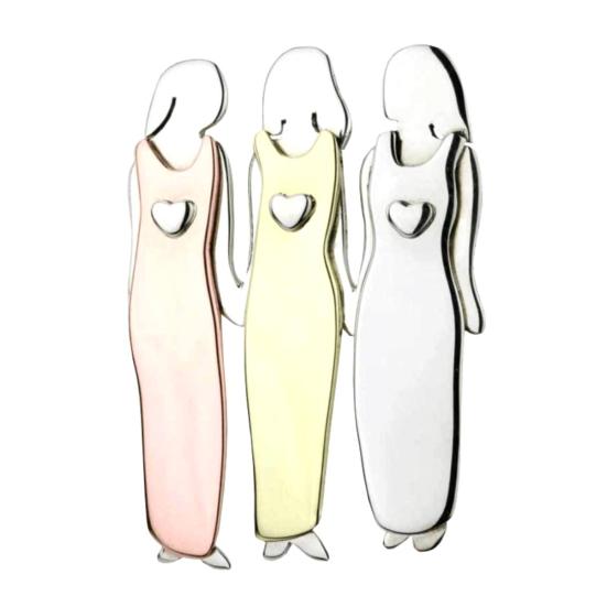 

Женская нагрудник из элегантного сплава с защитой от выцветания 3 Sisters