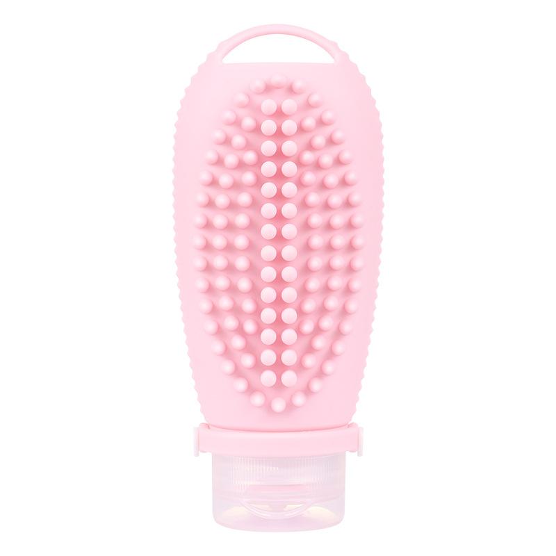 Silicone Scalp Massager Shampoo Brush 2 In 1 with Soft Bristles Exfoliator for Washing Hair Portable Cleaning Tool for Travel
