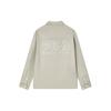Fila SS24 Brand Logo Letter Embroidery Print Casual Loose Long Sleeve Shirt Men Shirts Beige F11M419705F-DK