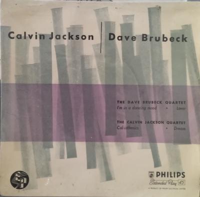 7inch Record CALVIN JACKSON DAVE BRUBECK  Calvin Jackson  Dave Brubeck 429273BE Philips UK Jazz Used