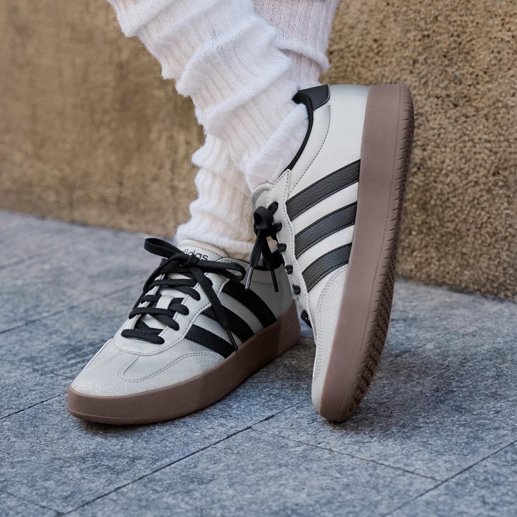Adidas Barreda 'Silver Metallic Black Gum'