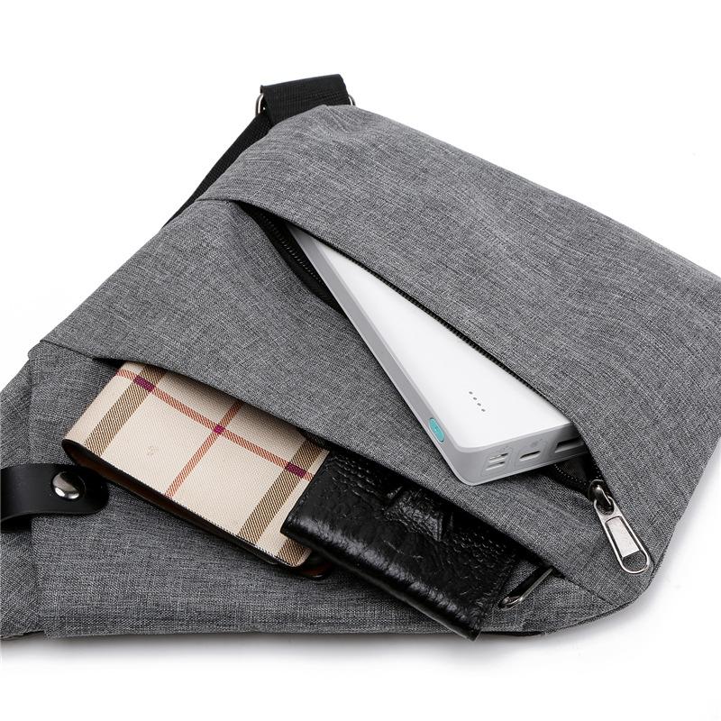 New simple and fashionable breast bag men's fanny pack storage bag personalized shoulder backpack crossbody travel bag