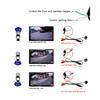 Smartour AHD 1080P Golden Len Car Rear View Camera Night Vision CCD Auto Backup Monitor 180 Degree Reversing Auto Parking Camera