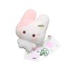Adorable Fish Cake Kitten & Lucky Rabbit Plush Toy - Soft Stuffed Pendant, Perfect Cotton Doll Gift for Girls