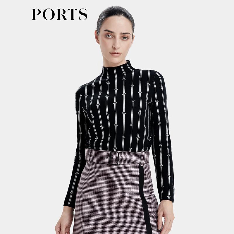 PORTS Women's Wool Blend High-Neck Pullover