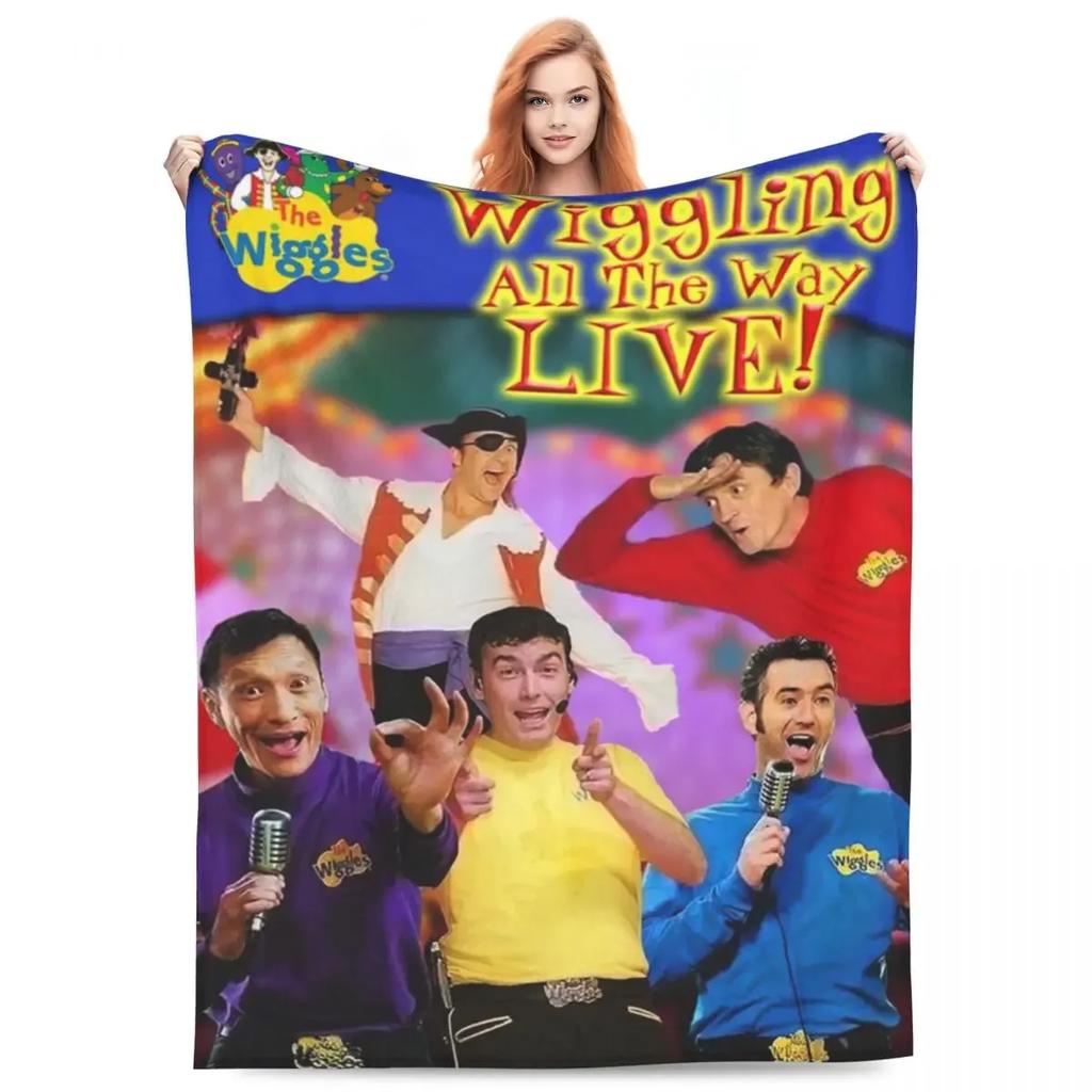 Throw Blanket The Wiggles Micro Fleece Blanket Four Sizes Blanket Comfortable For Bedroom Nice Gift