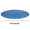 Round Solar Thermal Pool Cover Solar Hot Tub Covers Weatherproof Foldable Protector Portable Energy Saving Thermal Blanket