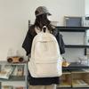 Schoolbag Backpack Women's Japanese and Korean 1011 Spring and Summer Versatile New Junior High School Student Schoolbag Simple Large Capacity 