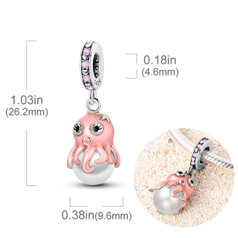 New Copper Charm Bead Charms Fireflies Stars Glowing Luminous Charm Bead Charms for Authentic Pendant Bracelets Do It Yourself Jewellery Gift