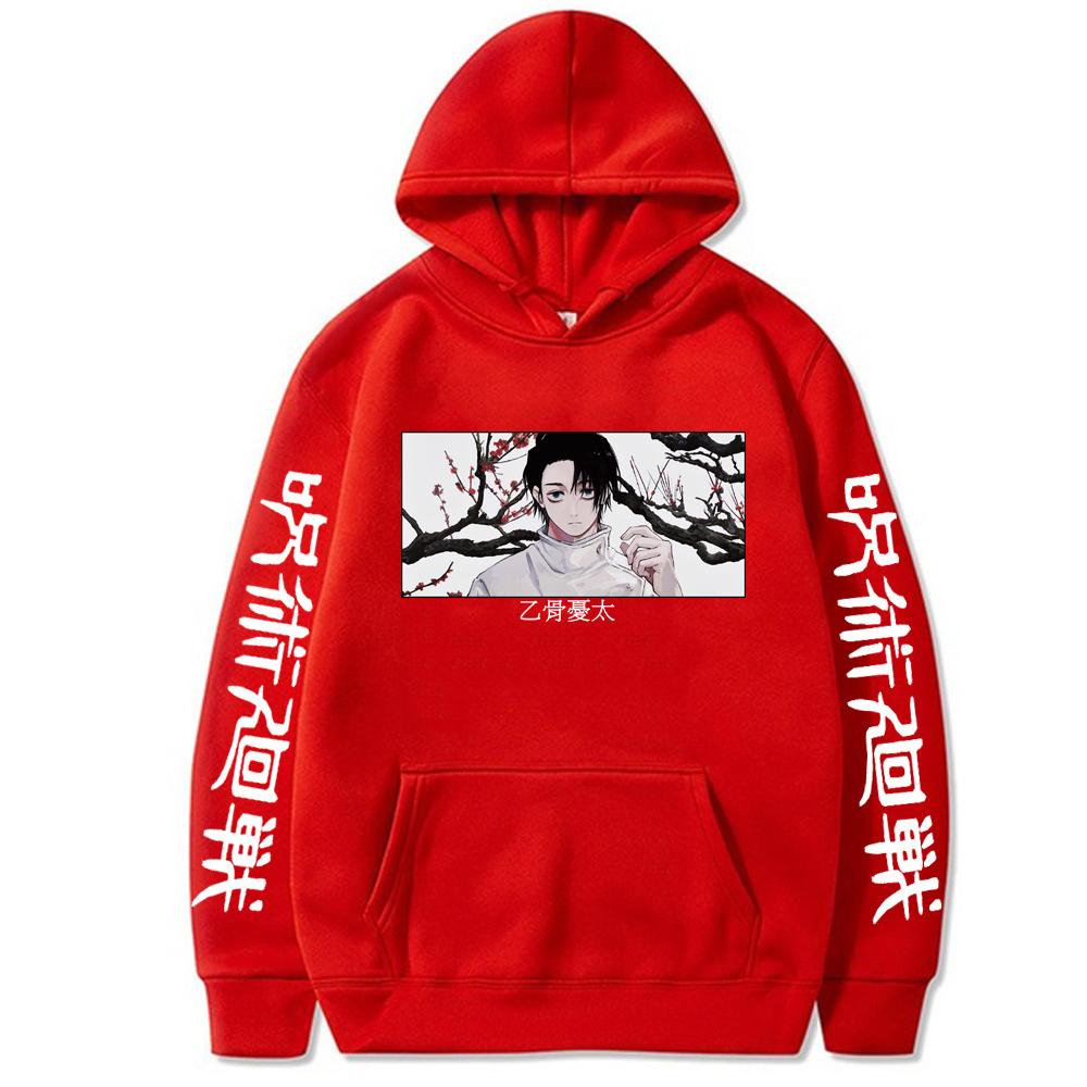 Jujutsu Kaisen Okkotsu Yuto Grafiske Hettegensere Vintage Oversized Hettegenser Langermet Hettegenser Herre Dame Klær