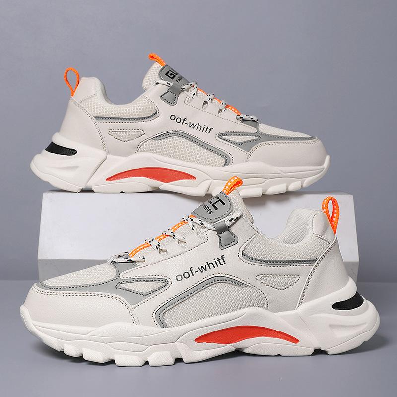 

Autumn new men s sports shoes fly-woven breathable lightweight running shoes large size comfortable mesh men s shoes 46