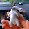 Color Changing Roast Duck Pendant Car Pendant Car Rearview Mirror Pendant for Car Rear View Mirror Accessories