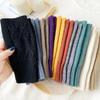 Half Finger Gloves for Women Winter Soft Warm Wool Knitting Arm Gloves Soft Warm Half Finger Handschoenen Unisex Mitten Guantes