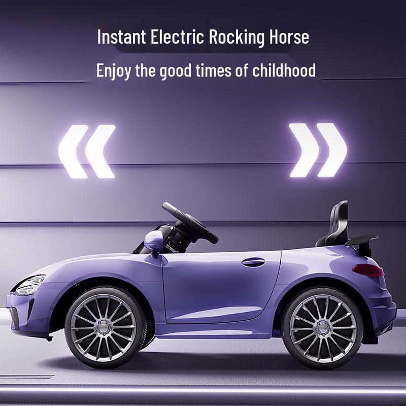 Children's Electric Ride-On Car: Four-Wheel, Rechargeable, Remote Control, Suitable for Boys & Girls